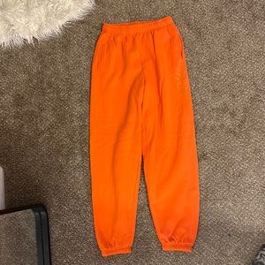 Playboy Pacsun orange sweatpants